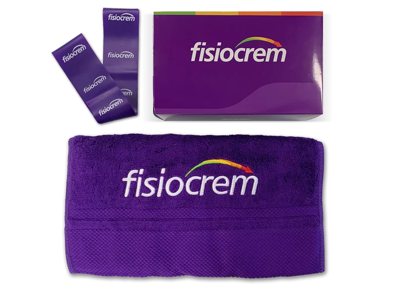 Pack de una cinta elástica + una toalla Fisiocrem