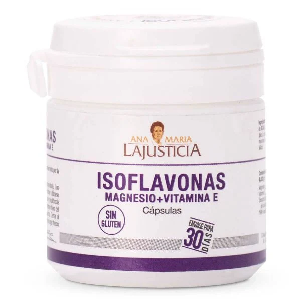 ISOFLAVONAS con Mg.+ Vit.E 30 cáp