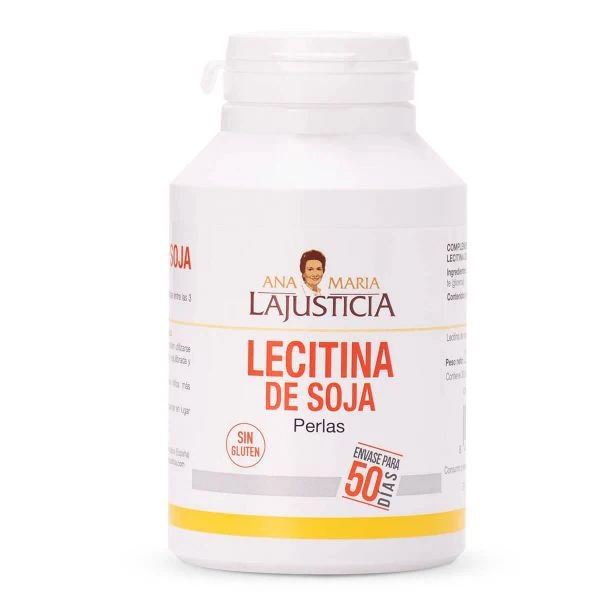 Lecitina de soja 300 perlas bote 300 unidades