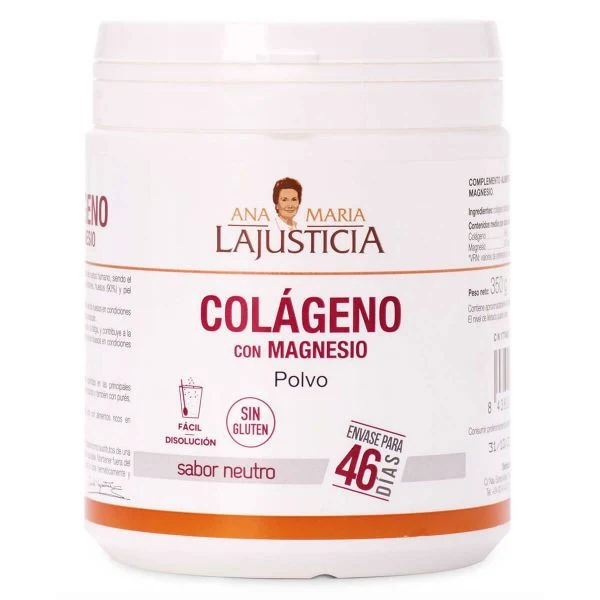 Colágeno+ Magnesio polvo bote 350g.