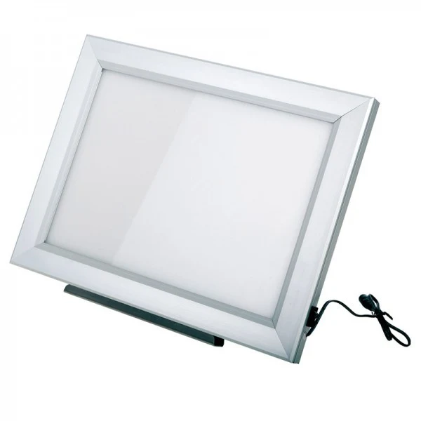 Negatoscopio AF400LED extraplano con marco de aluminio: Tamaño Din A-4