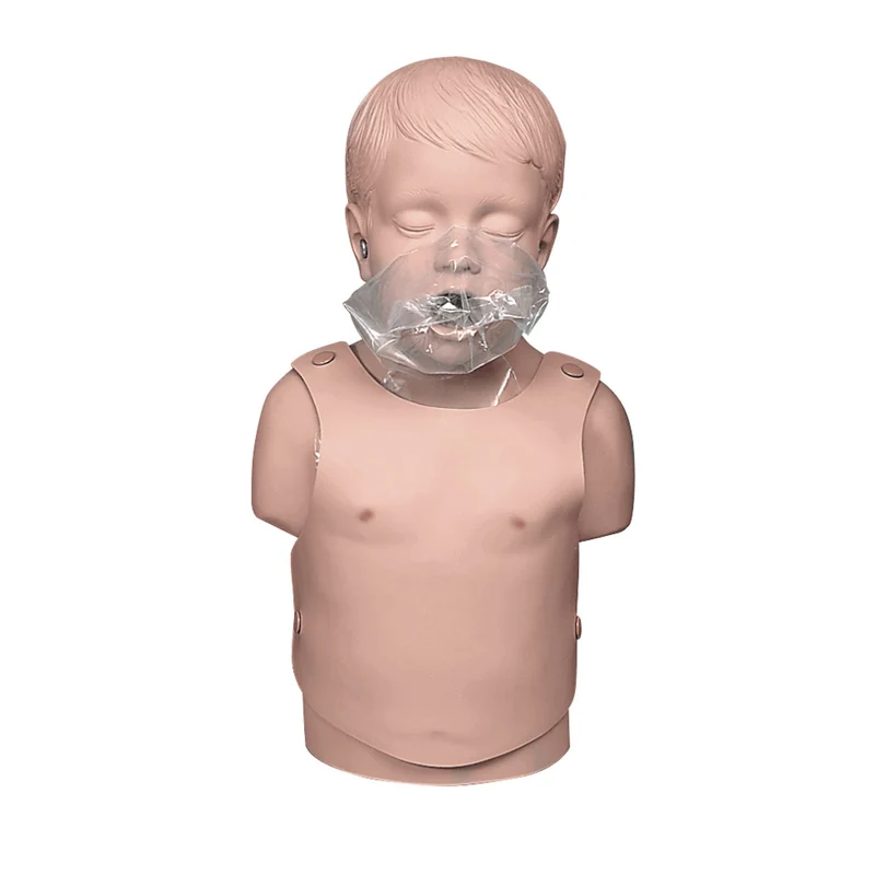Torso de niño para resucitación cardiopulmonar, 5 años