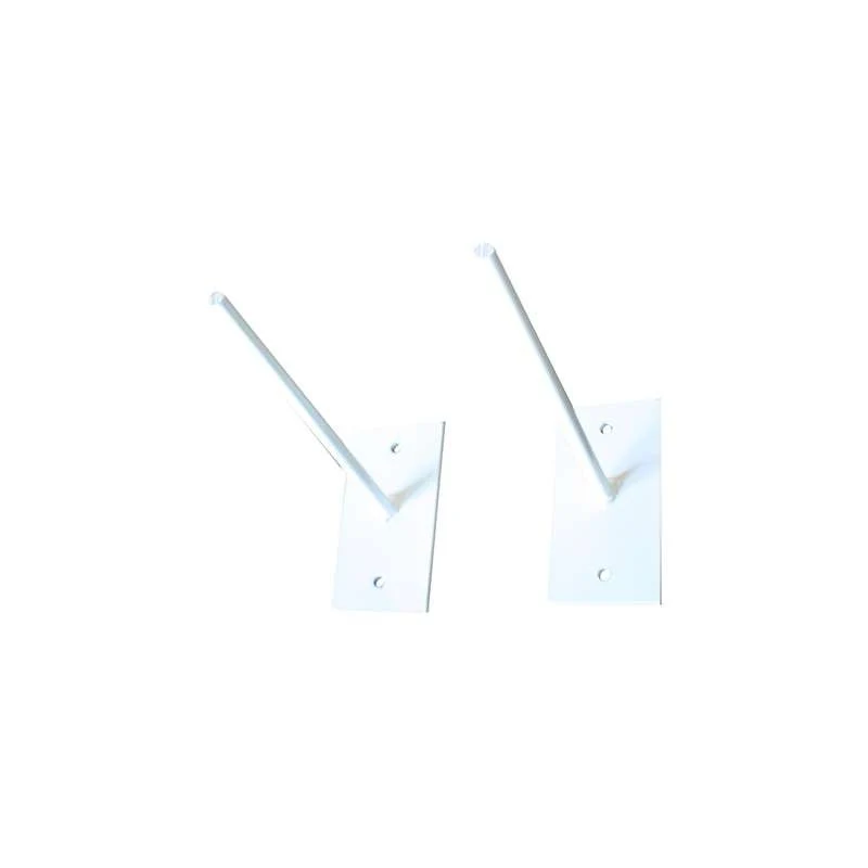 Soporte de pared para colchonetas con agujeros 2 piezas