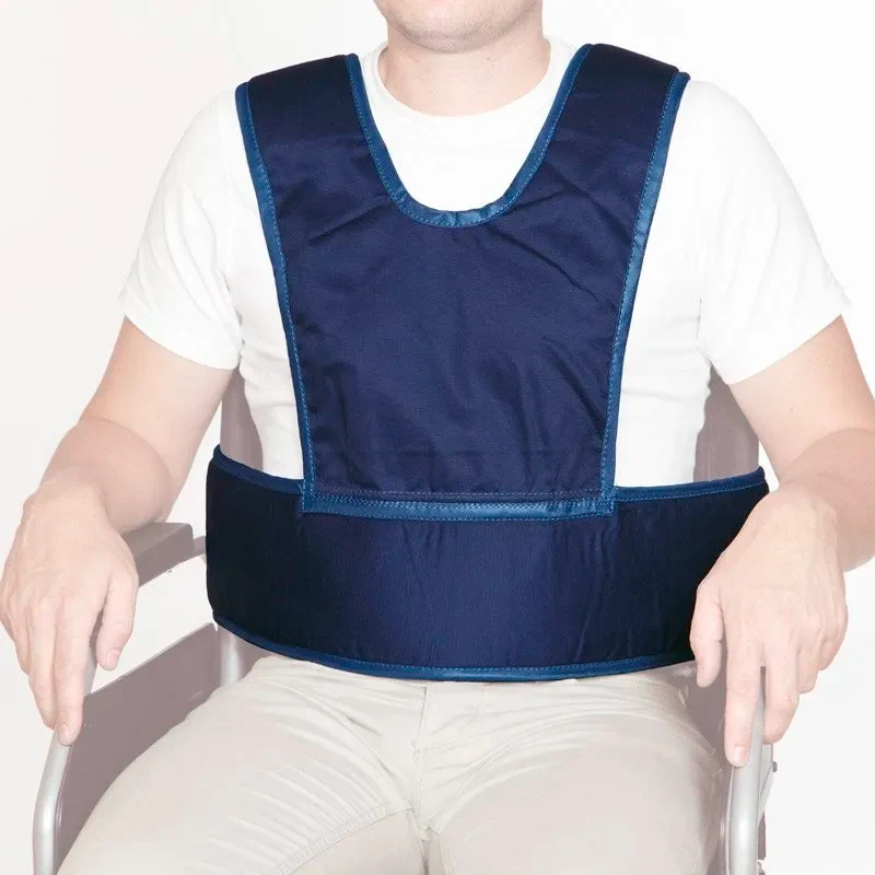 Chaleco abdominal con soporte perineal y tirantes