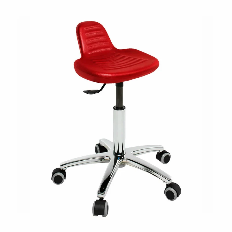 Taburete asiento integral base aluminio