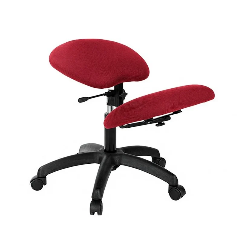 Silla base negra con arrodilladero regulable
