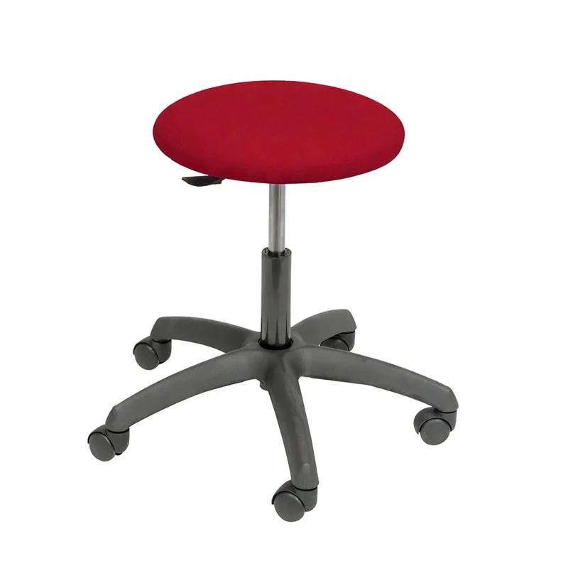 Taburete circular base negra