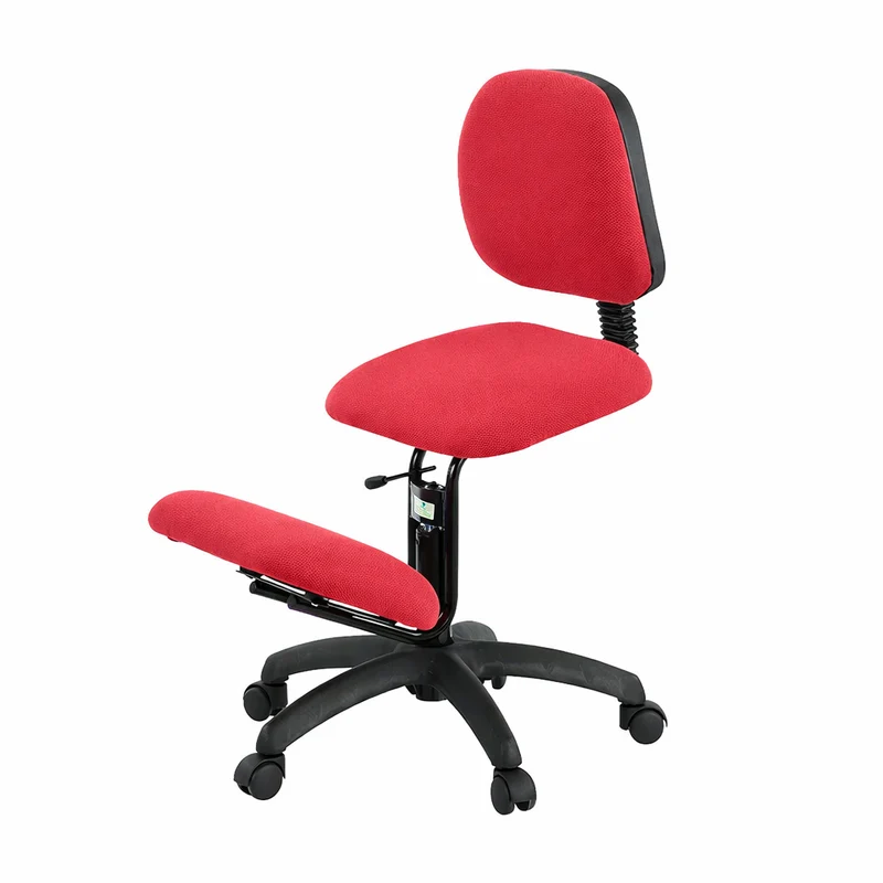 Sillón base negra con arrodilladero fijo y respaldo