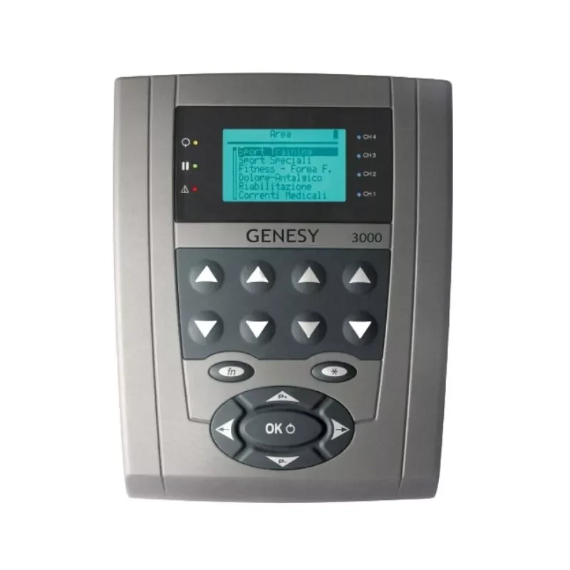 Electroestimulador Genesy 3000 con 4 canales y 530 programas