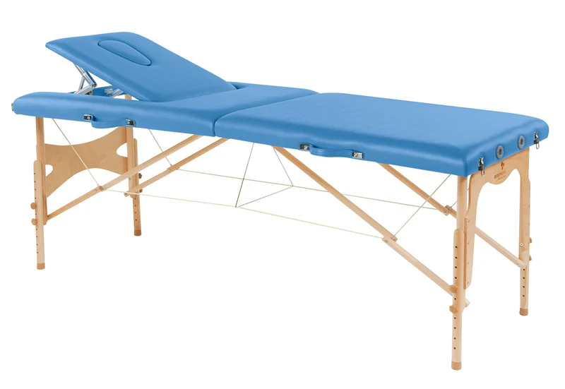 Camilla Plegable Ecopostural Regulable Madera Natural - C3209