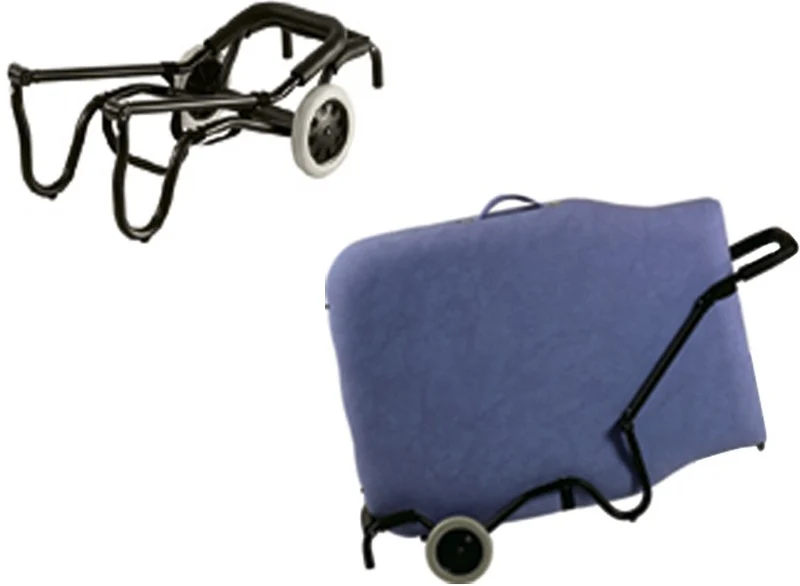 Carrito portacamillas plegables