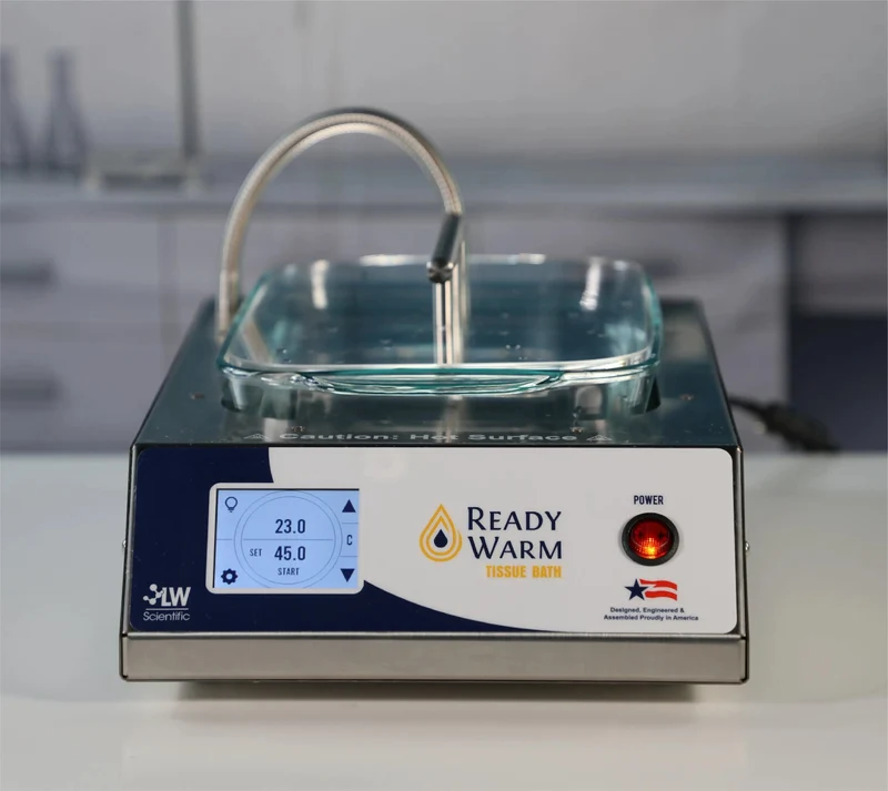 LW Scientific® USA Ready WARM™ Tissue Floatation Bath, Lighted, Touchscreen, FWL-TISS-BTH3