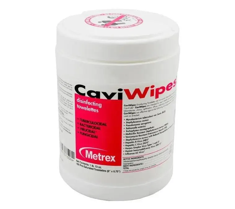 LW Scientific® / CaviWipes™ Surface Disinfectant Wipes, 160-count Canister, CVL-WPE7-7777