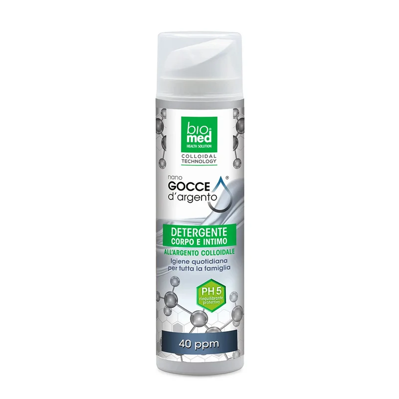 Gel de Baño Plata Coloidal - 40ppm 200ml