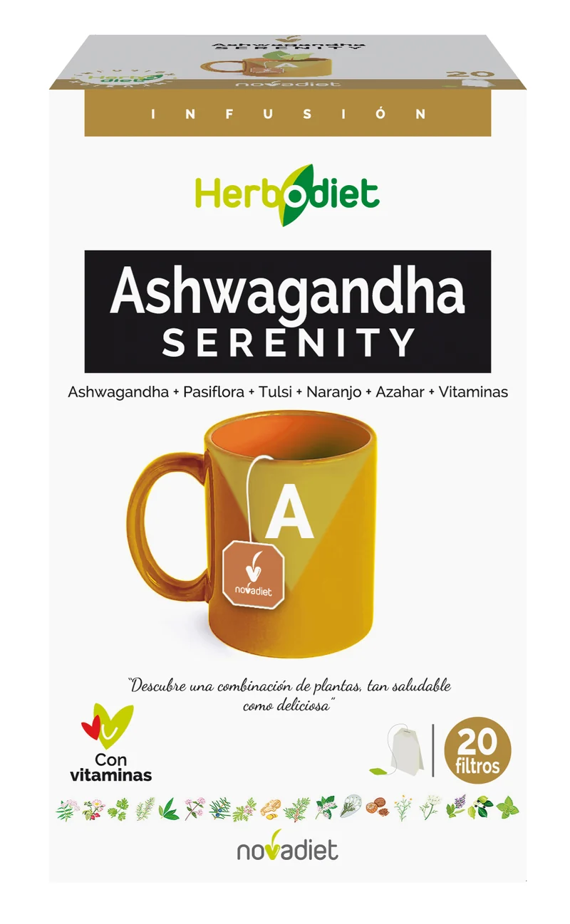 Herbodiet Ashwagandha Serenity · Nova Diet · 20 filtros