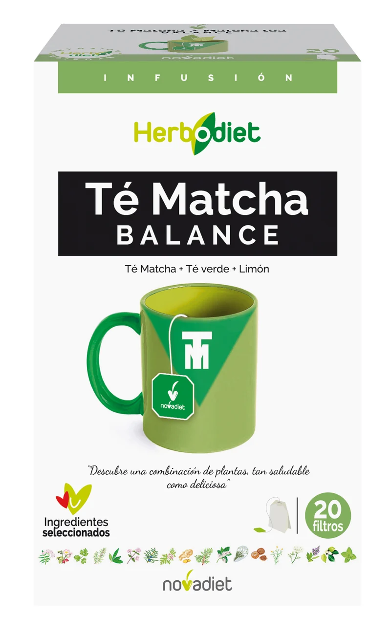 Herbodiet Té Matcha Balance · Nova Diet · 20 filtros