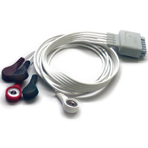 Mindray 5 Lead Disposable ECG Leadwire, N/T, AHA, Snap Type, 24", Pack/20, 115-032955-00