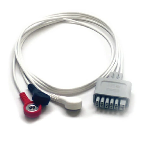 Mindray 3 Lead Disposable ECG Leadwire, N/T, AHA, Snap Type, 24", Pack/20, 115-032954-00
