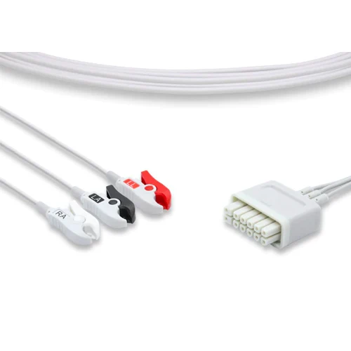 Mindray 3 Lead ECG Leadwire, N/T, AHA, Pinch/Clip, 36", 009-004772-00