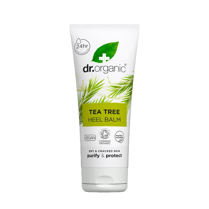 Bálsamo para Talones Agrietados de Árbol de Té · Dr Organic · 100 ml