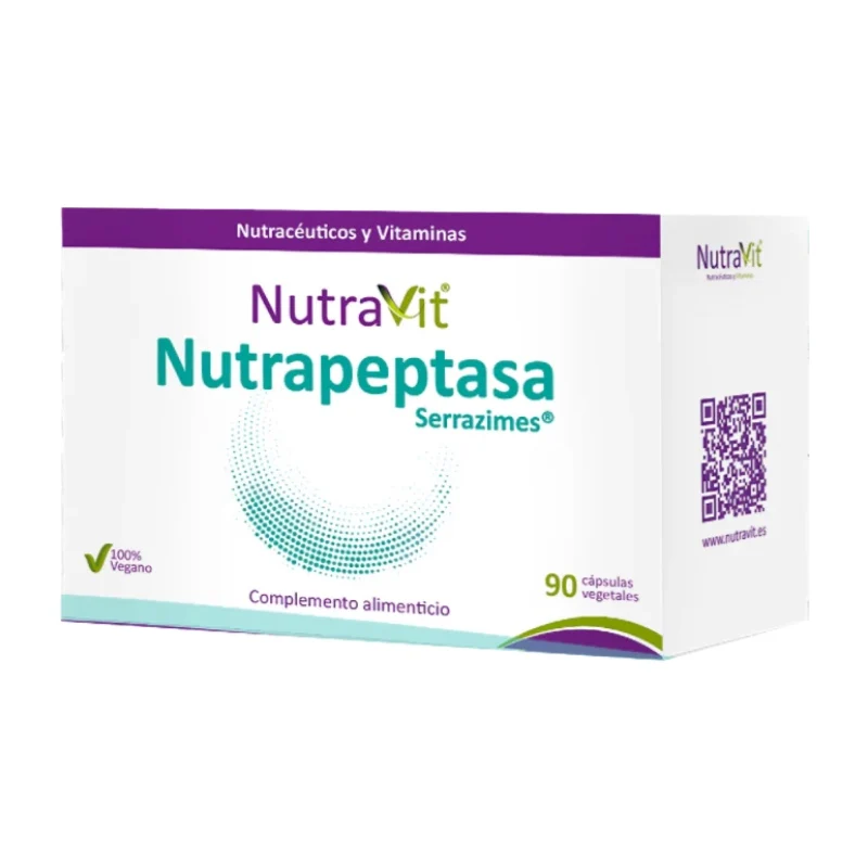 Nutrapeptasa · Nutravit · 90 cápsulas