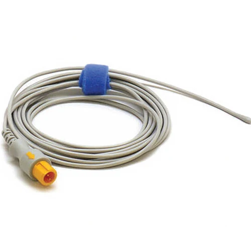 Mindray MR402B Reusable Temperature Probe, Esophageal/Rectal, Pediatric/Infant, 2pin, 0011-30-37394