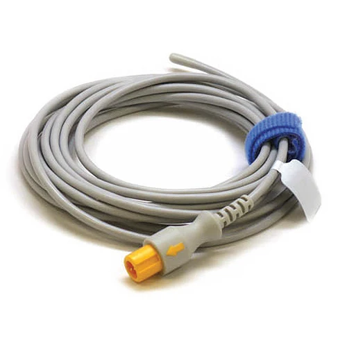 Mindray MR401B Reusable Temperature Probe, Esophageal/Rectal, Adult, 2pin, 0011-30-37392