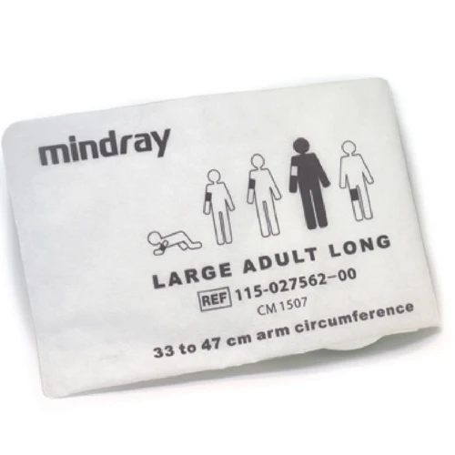 Mindray Disposable Large Adult Cuff, Long, 33-47cm (limb), Box/10, 115-027569-00