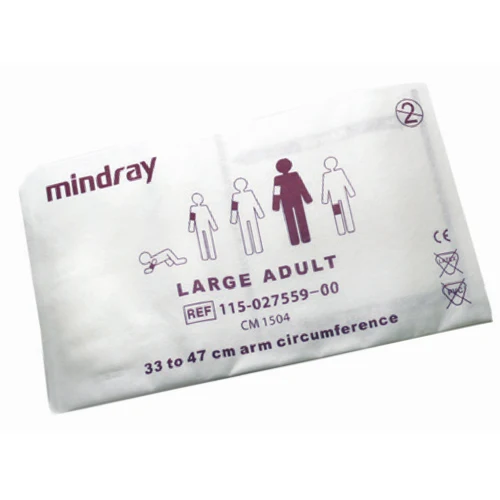 Mindray Disposable Large Adult Cuff, 33-47cm (limb), Box/10, 115-027566-00