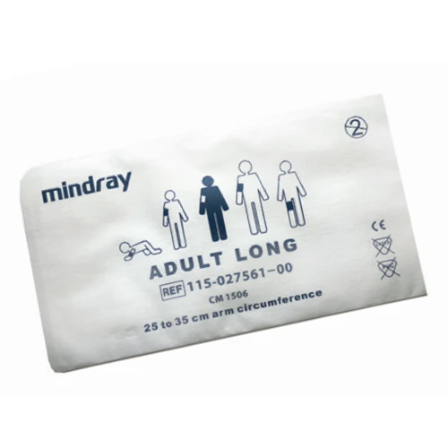 Mindray Disposable Adult Cuff, Long, 35.5-46cm (limb), Box/10, 115-027568-00