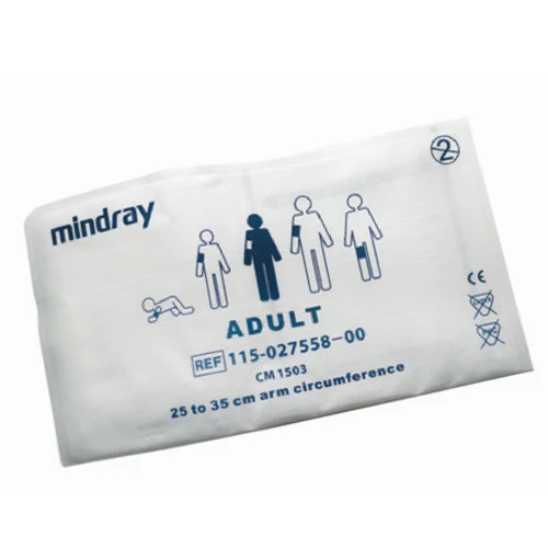 Mindray Disposable Adult Cuff, 25-35cm (limb), Box/10, 115-027565-00