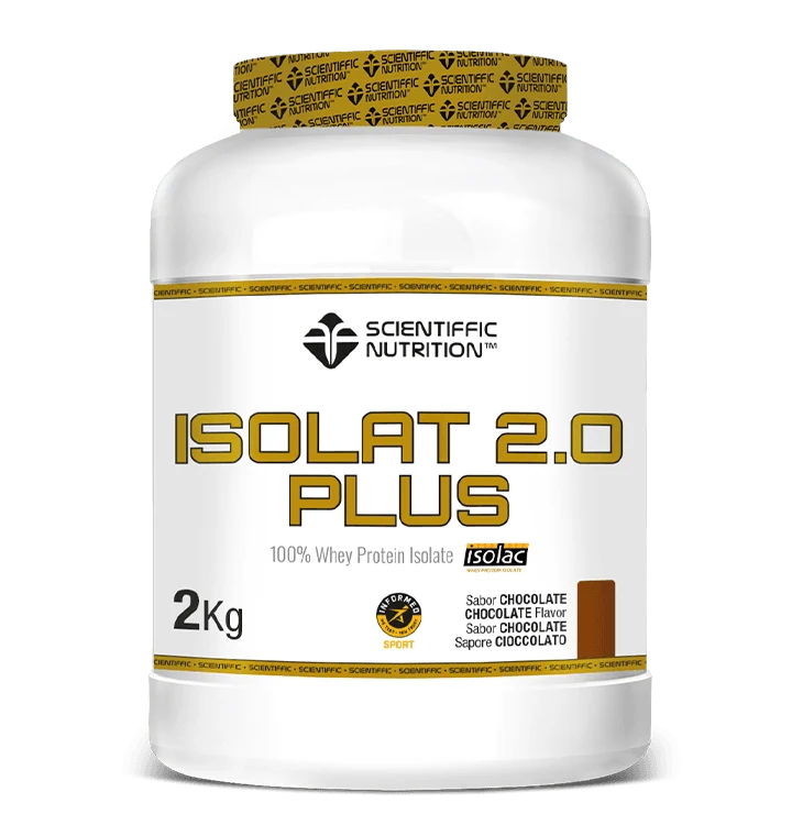 Isolat 2.0 Plus Whey Protein: Sabor Chocolate · Scientiffic Nutrition · 2 kg