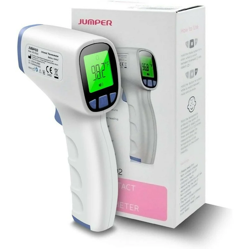 JUMPER® FDA Approved Non-contact Infrared Forehead Thermometer, JPD-FR202