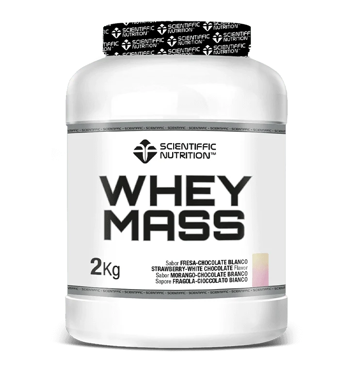 Whey Mass: Sabor Fresa-Chocolate Blanco · Scientiffic Nutrition · 2 kg