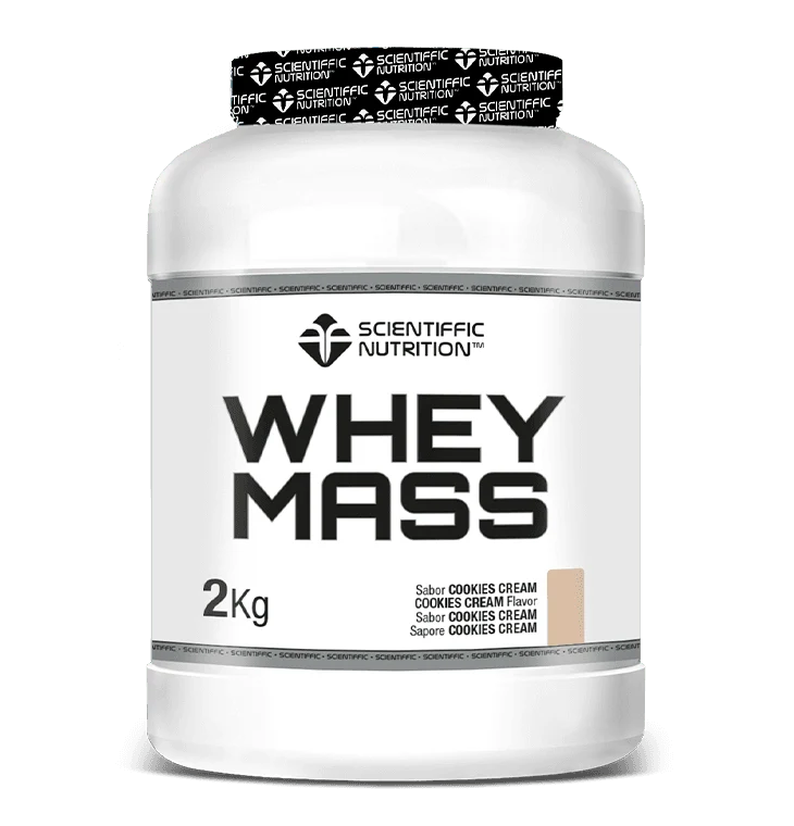 Whey Mass: Sabor Cookies Cream · Scientiffic Nutrition · 2 kg