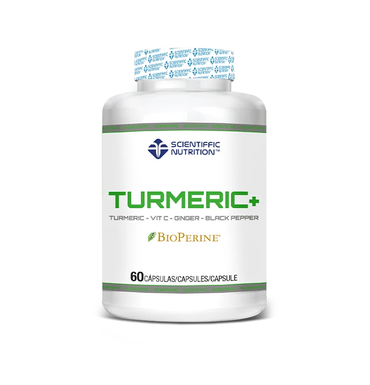 Turmeric+ · Scientiffic Nutrition · 60 cápsulas