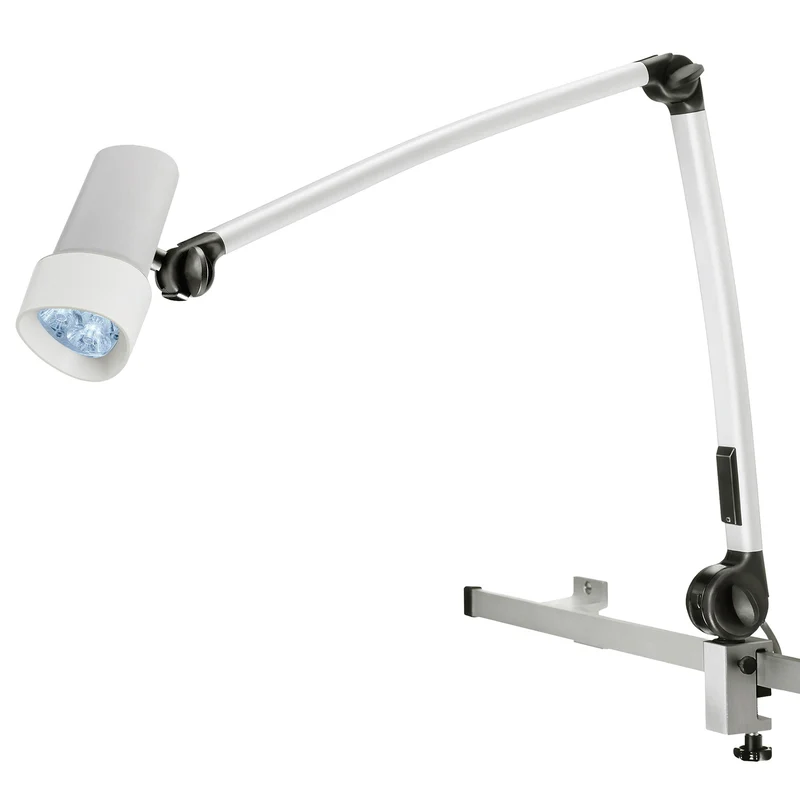 Derungs HALUX® LED N30-1 P F1 Articulating Arm Reading Light, Rail Mount, D15994950