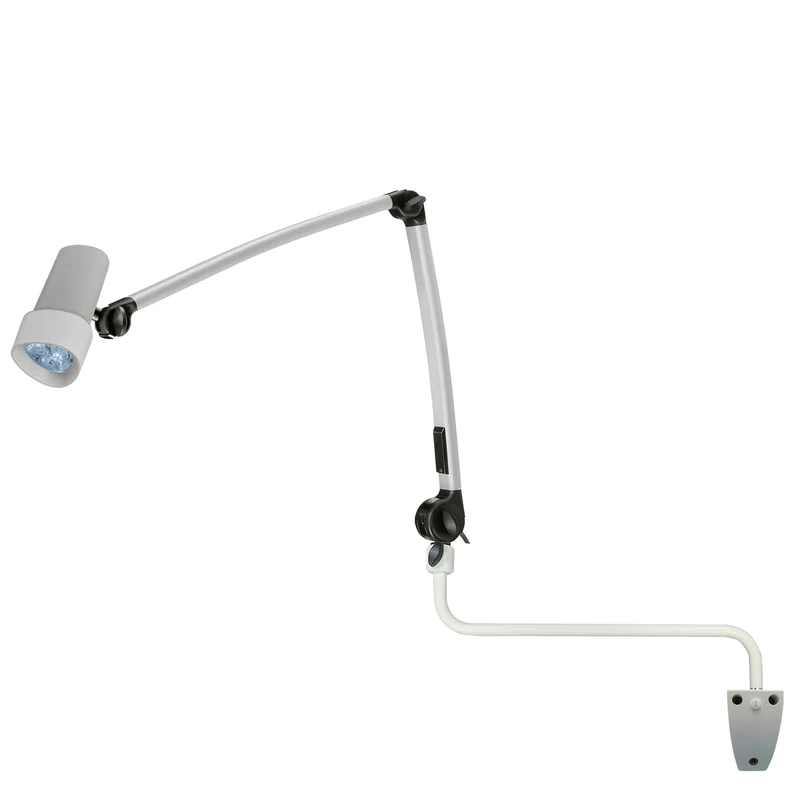 Derungs HALUX® LED N30-1 P F1 Articulating Arm Reading Light, Wall Extension Mount, D15994930