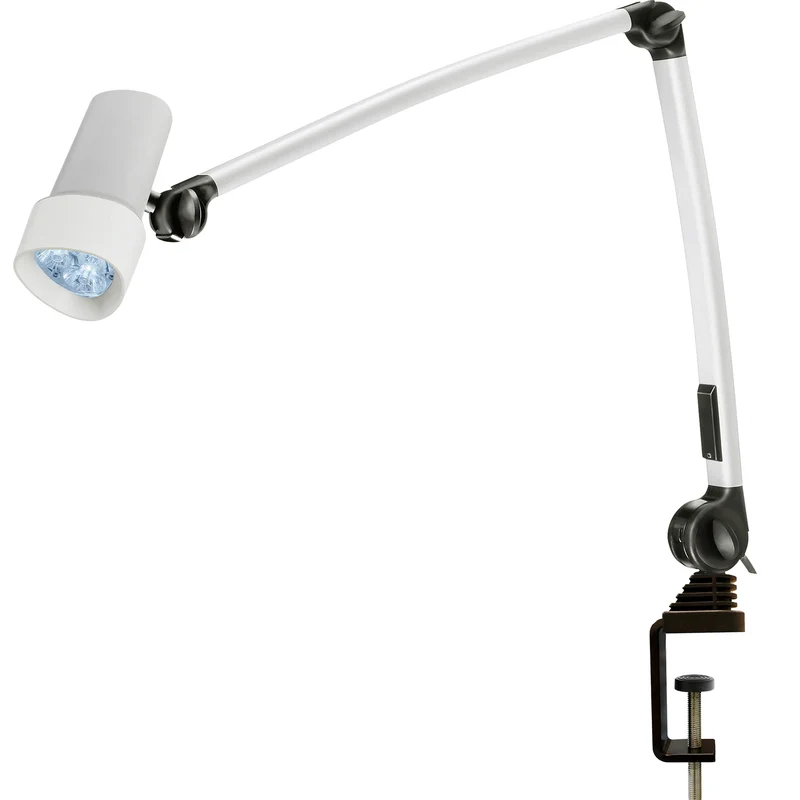 Derungs HALUX® LED N30-1 P F1 Articulating Arm Reading Light w/Clamp, D15994900