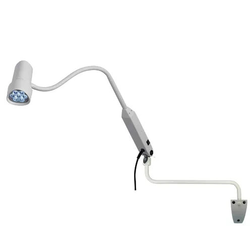 Derungs HALUX® LED N50-1 P SX Gooseneck Exam Light, Wall Extension Mount, D16043130