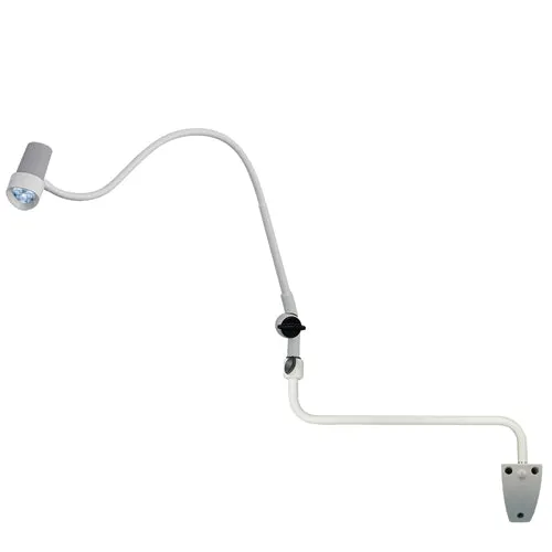 Derungs HALUX® LED N30-1 P SGV Gooseneck Exam Light, Wall Extension Mount, D15992130