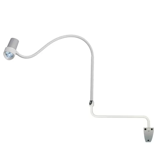 Derungs HALUX® LED N30-1 P SV Gooseneck Exam Light, Wall Extension Mount, D15990130