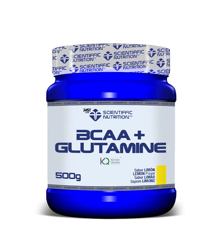 BCAA + Glutamina: Sabor Limón · Scientiffic Nutrition · 500 gramos