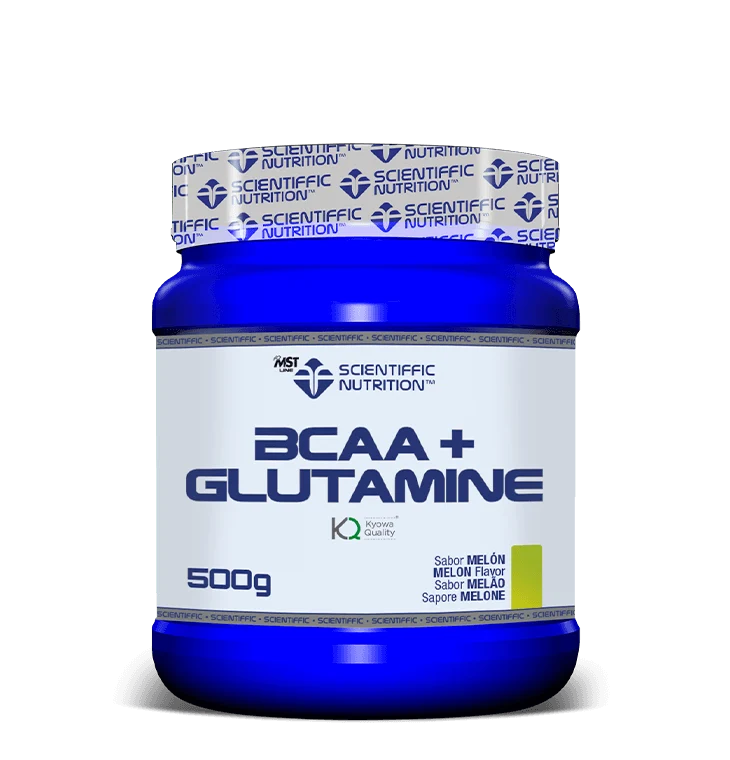 BCAA + Glutamina: Sabor Melón · Scientiffic Nutrition · 500 gramos