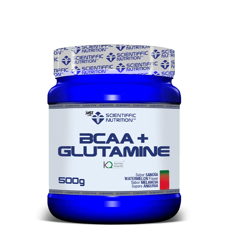 BCAA + Glutamina: Sabor Sandía · Scientiffic Nutrition · 500 gramos
