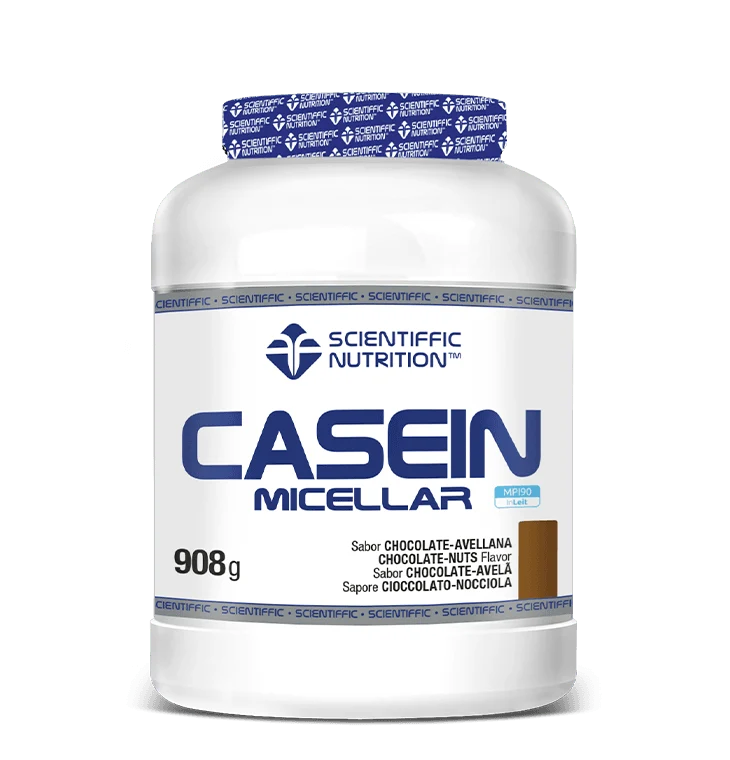Casein Micellar: Sabor Chocolate-Avellana · Scientiffic Nutrition · 908 gramos