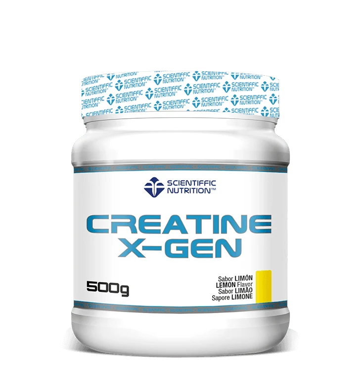 Creatina X-Gen: Sabor Limón · Scientiffic Nutrition · 500 gramos