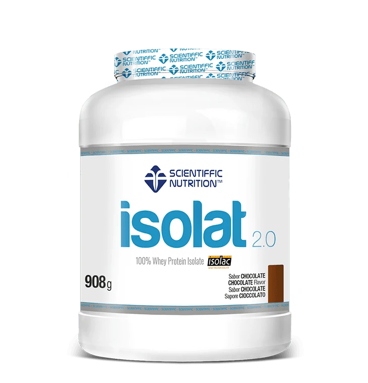 Isolat 2.0 Whey Protein: Sabor Chocolate · Scientiffic Nutrition · 908 gramos