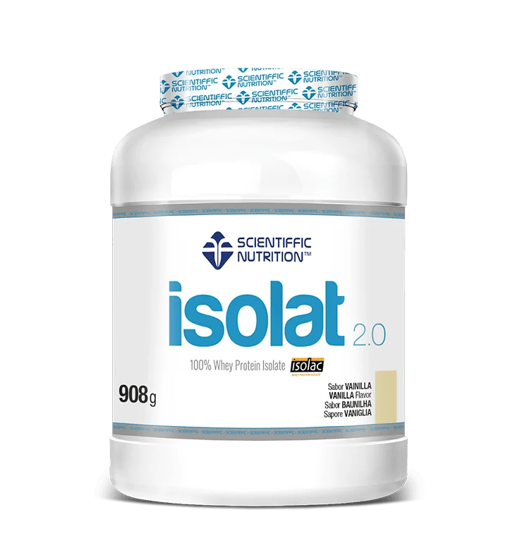 Isolat 2.0 Whey Protein: Sabor Vainilla · Scientiffic Nutrition · 908 gramos
