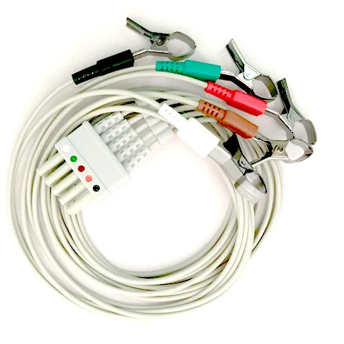 Bionet® 5 Lead ECG Cable, Alligator Type, B-WIRE5-N